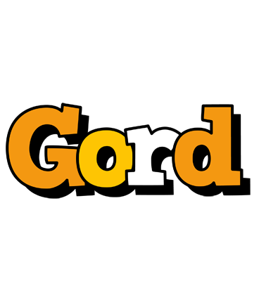 Gord cartoon logo