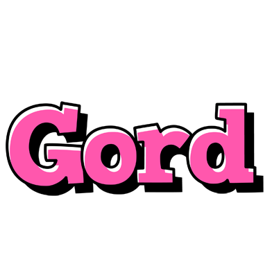 Gord girlish logo