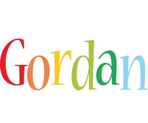 Gordan birthday logo