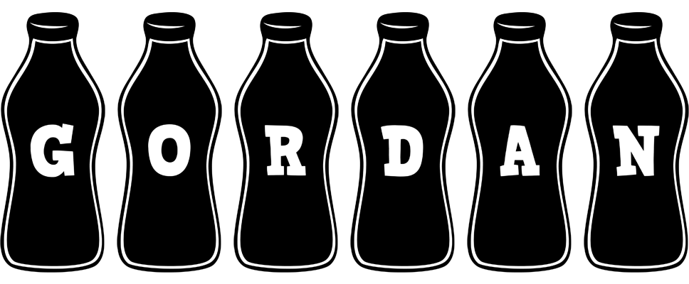 Gordan bottle logo