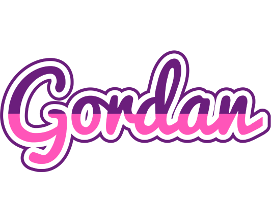 Gordan cheerful logo