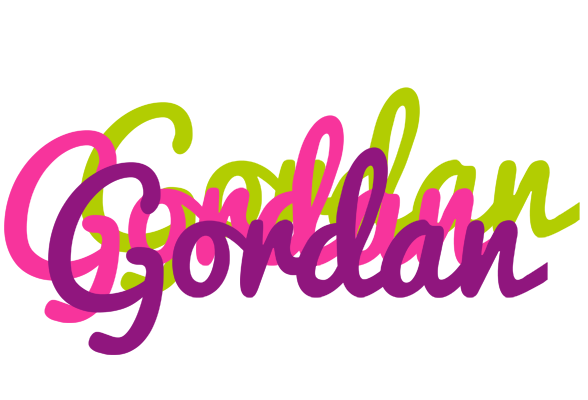 Gordan flowers logo