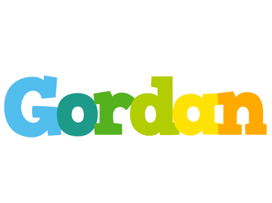 Gordan rainbows logo