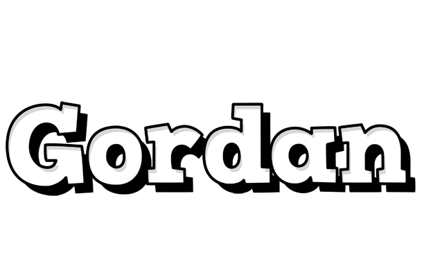Gordan snowing logo