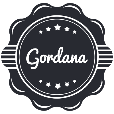Gordana badge logo