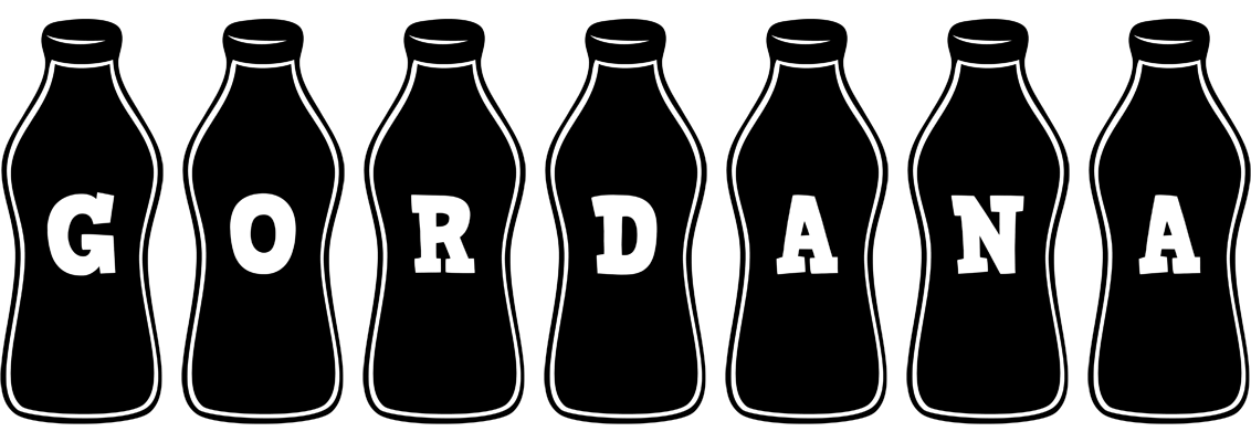 Gordana bottle logo
