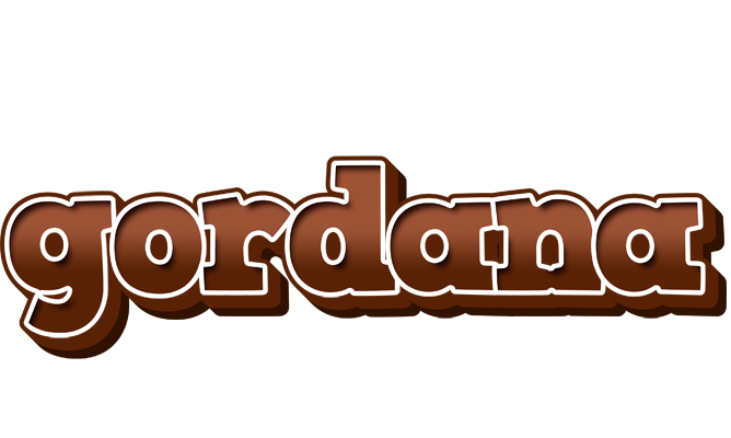 Gordana brownie logo