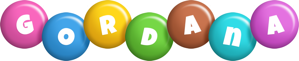 Gordana candy logo