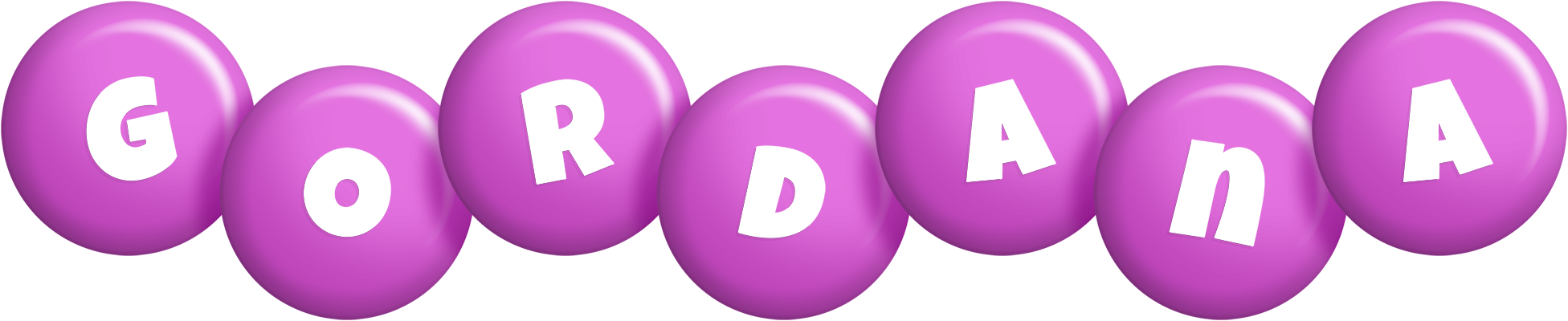 Gordana candy-purple logo
