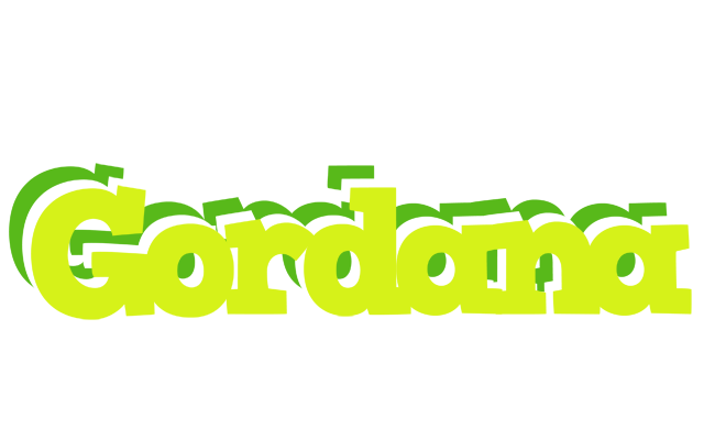 Gordana citrus logo