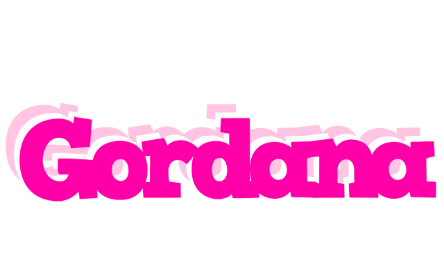 Gordana dancing logo