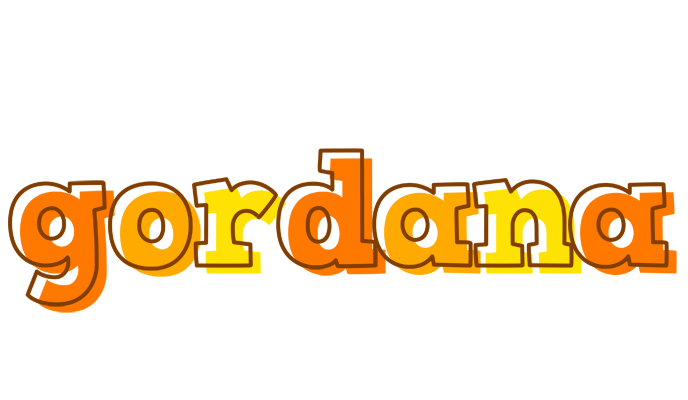 Gordana desert logo