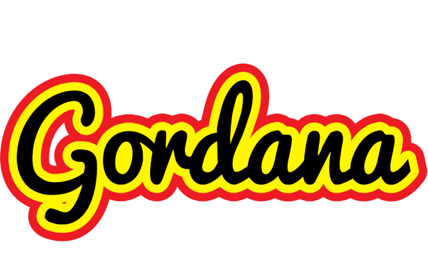 Gordana flaming logo