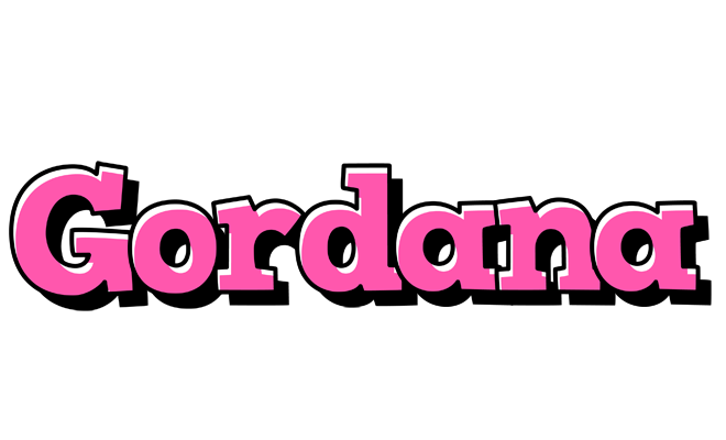 Gordana girlish logo