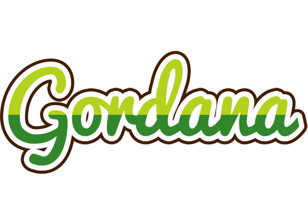 Gordana golfing logo