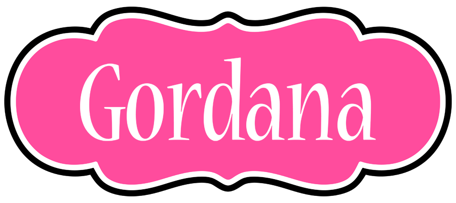 Gordana invitation logo