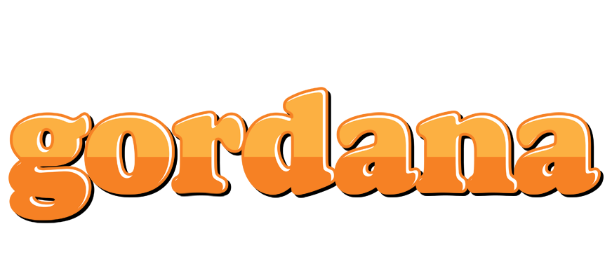 Gordana orange logo