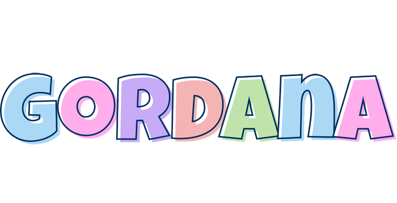 Gordana pastel logo
