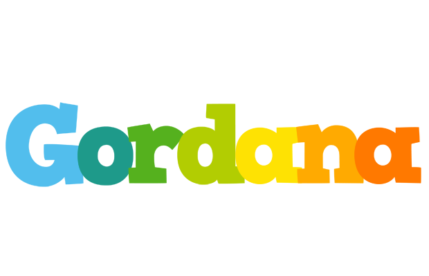 Gordana rainbows logo