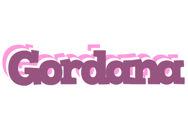 Gordana relaxing logo