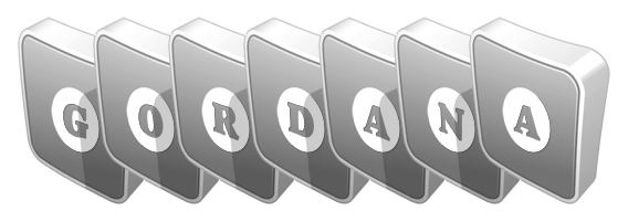 Gordana silver logo