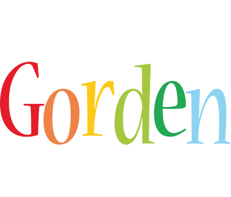 Gorden birthday logo