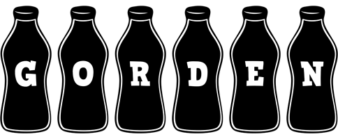 Gorden bottle logo