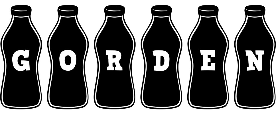 Gorden bottle logo