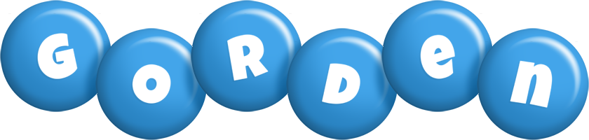 Gorden candy-blue logo