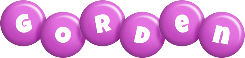 Gorden candy-purple logo