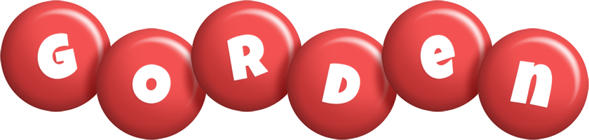 Gorden candy-red logo