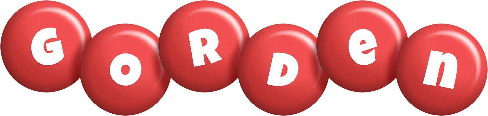 Gorden candy-red logo