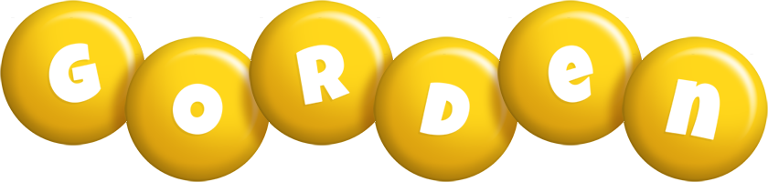 Gorden candy-yellow logo