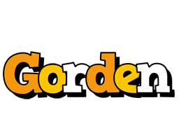 Gorden cartoon logo