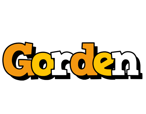 Gorden cartoon logo