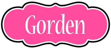 Gorden invitation logo