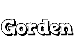 Gorden snowing logo
