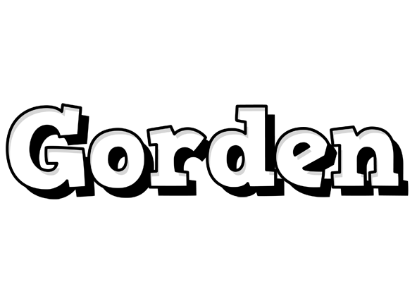 Gorden snowing logo