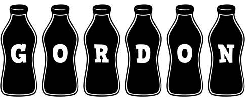 Gordon bottle logo