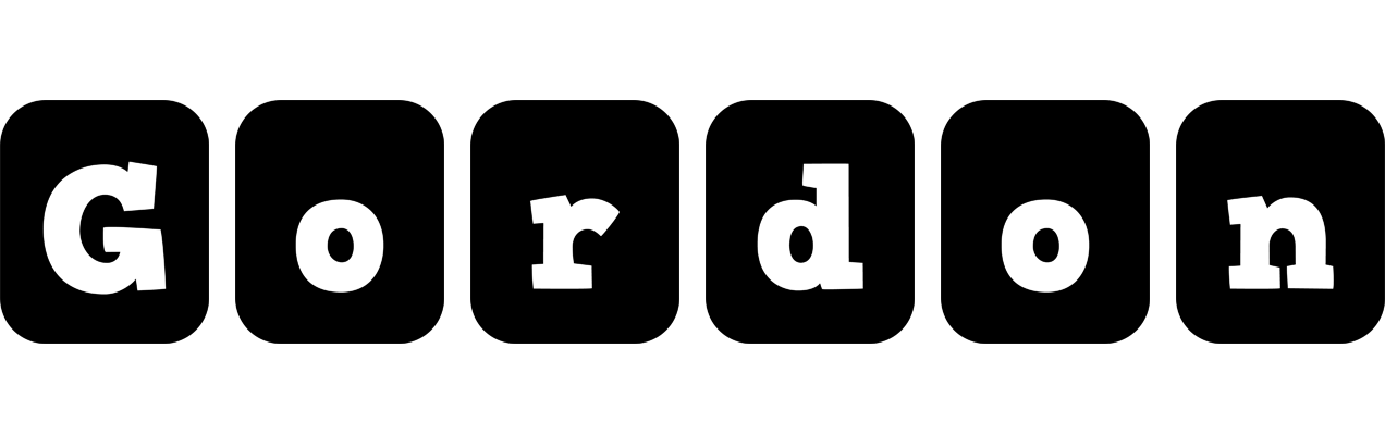 Gordon box logo