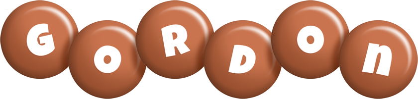 Gordon candy-brown logo