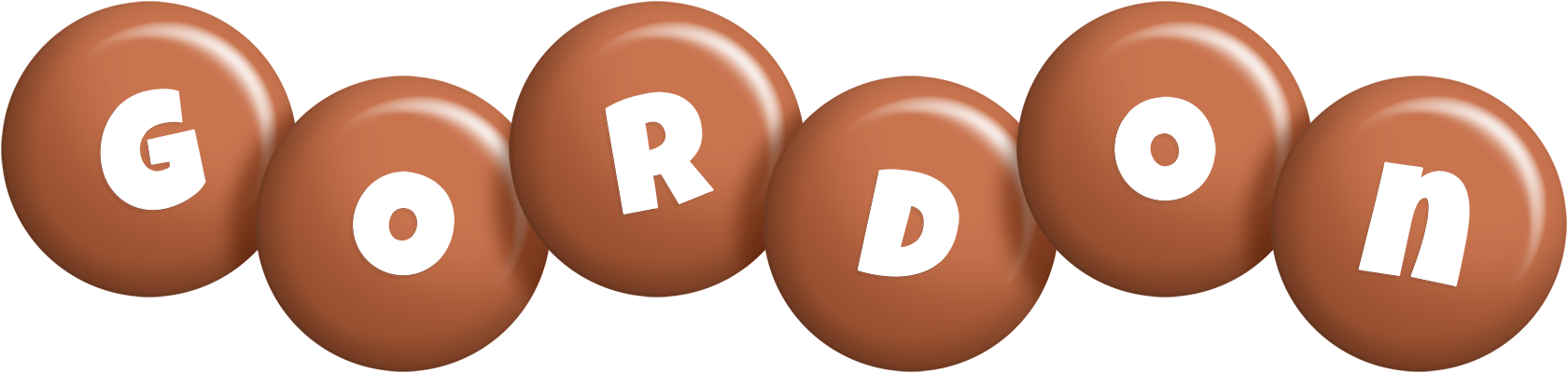 Gordon candy-brown logo