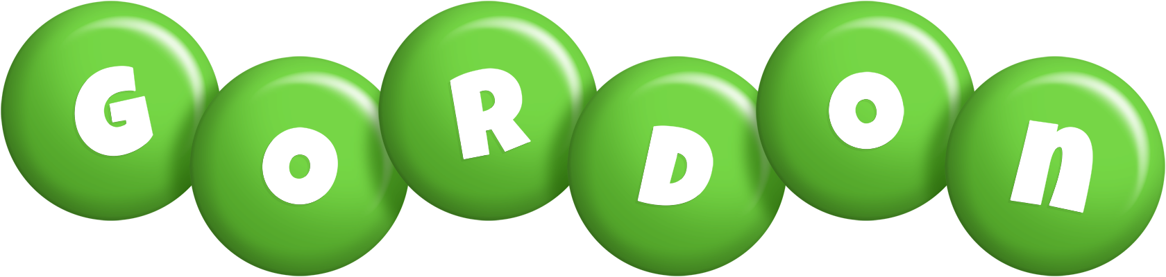 Gordon candy-green logo
