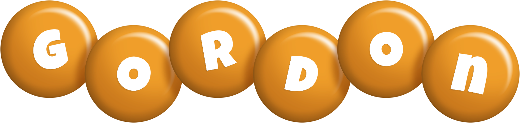Gordon candy-orange logo