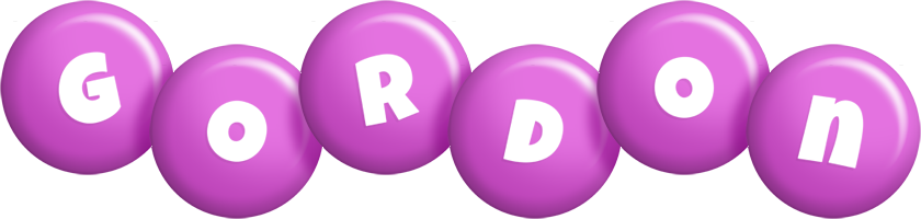 Gordon candy-purple logo