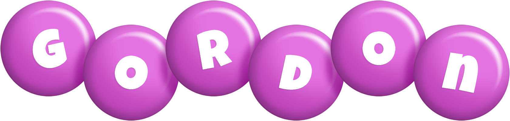 Gordon candy-purple logo