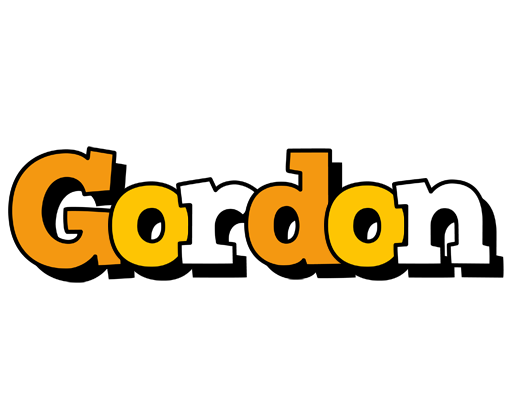 Gordon cartoon logo