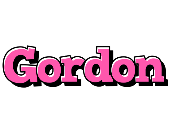 Gordon girlish logo