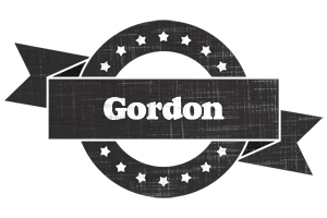 Gordon grunge logo