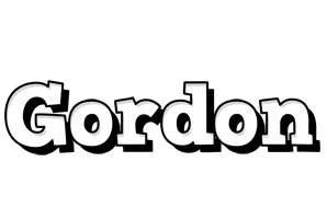 Gordon snowing logo